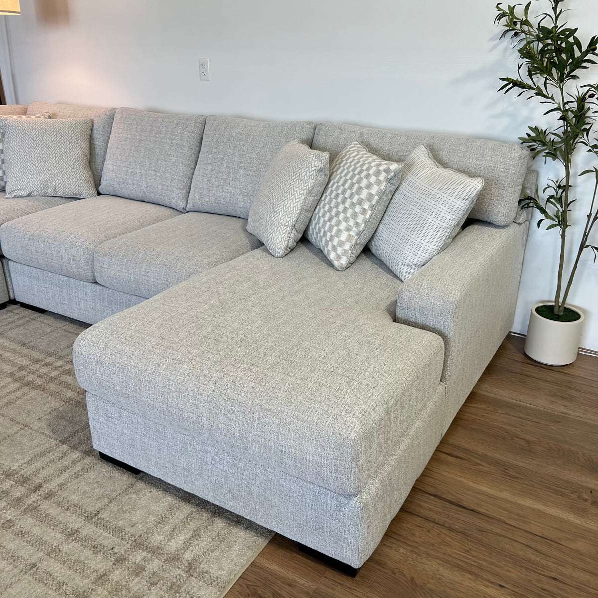 Ashley Larce 4pc Performance Fabric Sectional Couch