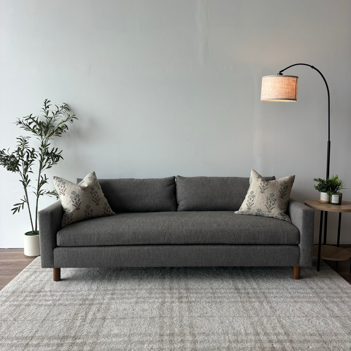 Mitchell Gold + Bob Williams Textured Woven Fabric Sofa