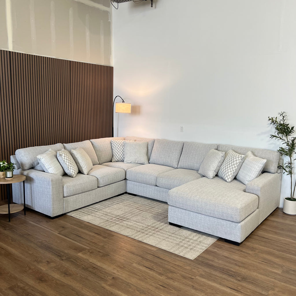 Ashley Larce 4pc Performance Fabric Sectional Couch
