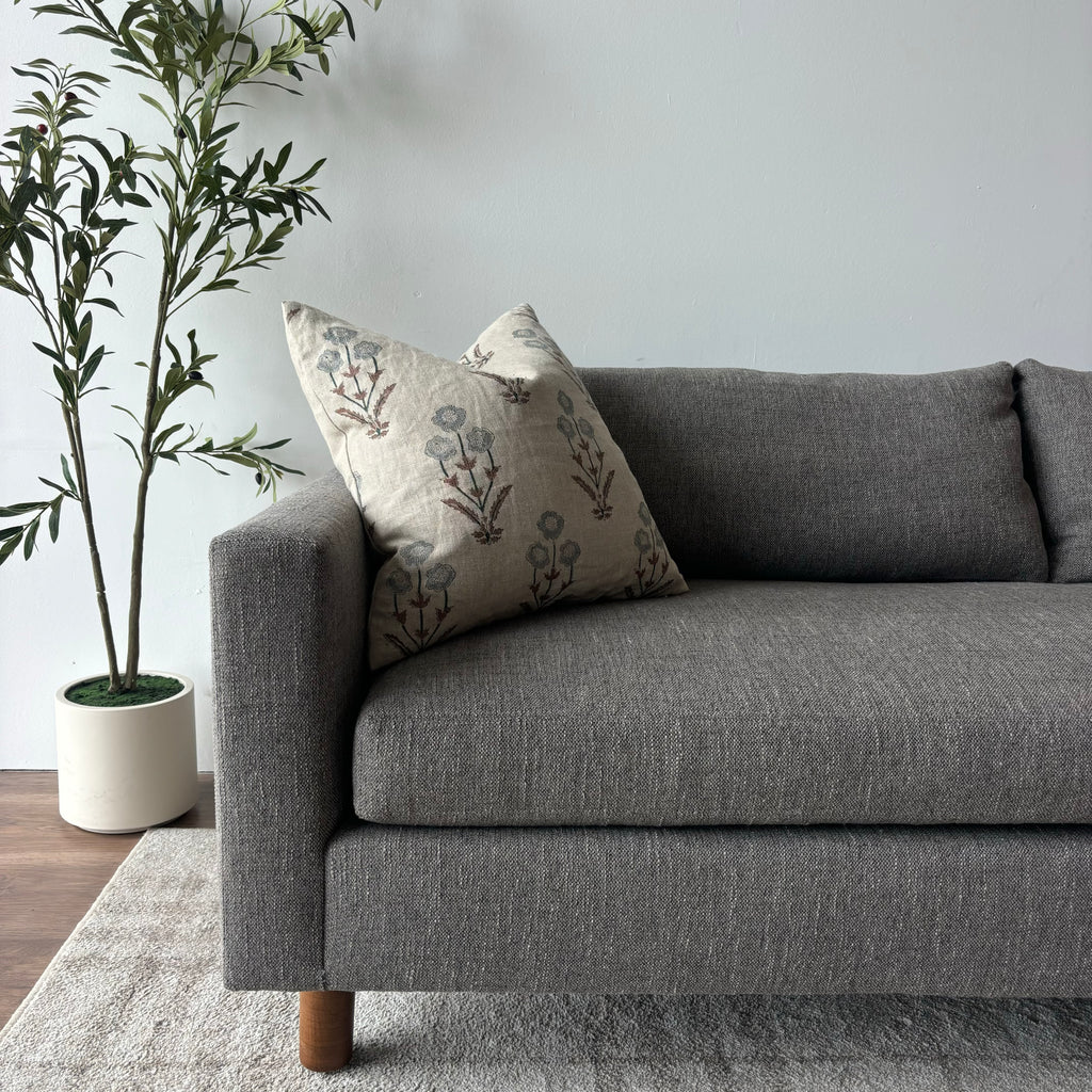 Mitchell Gold + Bob Williams Textured Woven Fabric Sofa