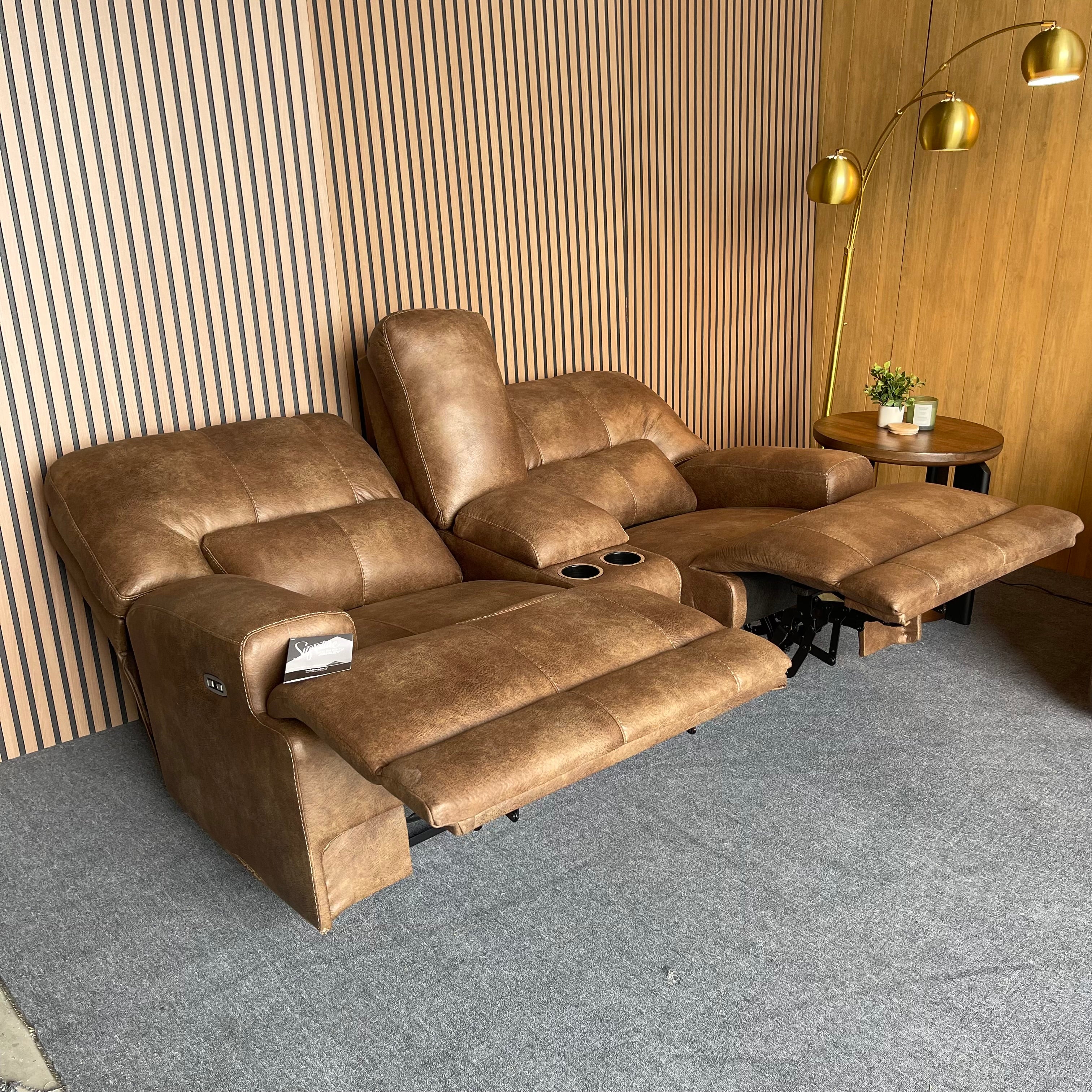 Ashley Sofa & Loveseat Power Reclining Set