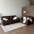 Ashley Mossano Leather Sofa & Oversized Chair Set
