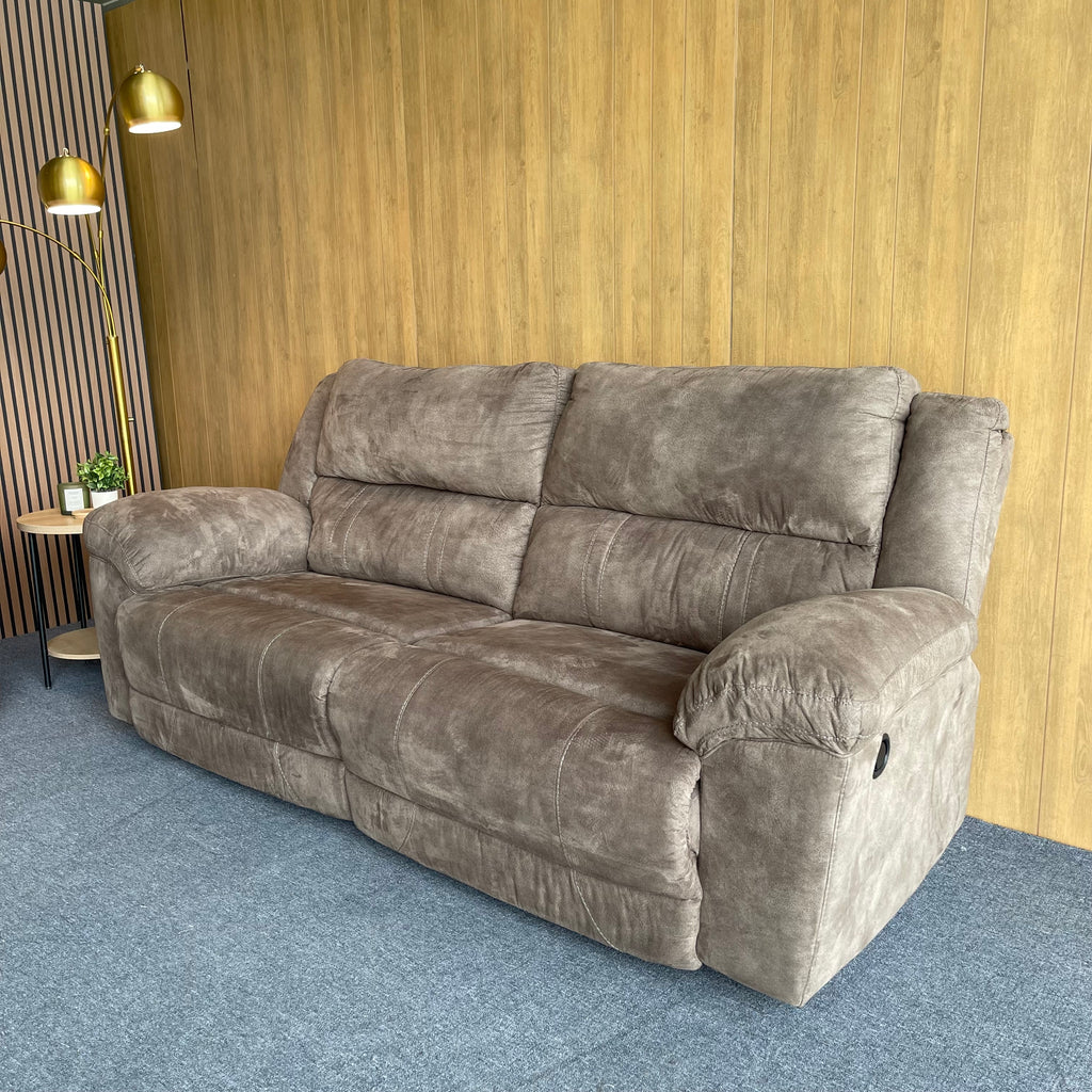 Ashley Sofa & Loveseat Manual Reclining Set