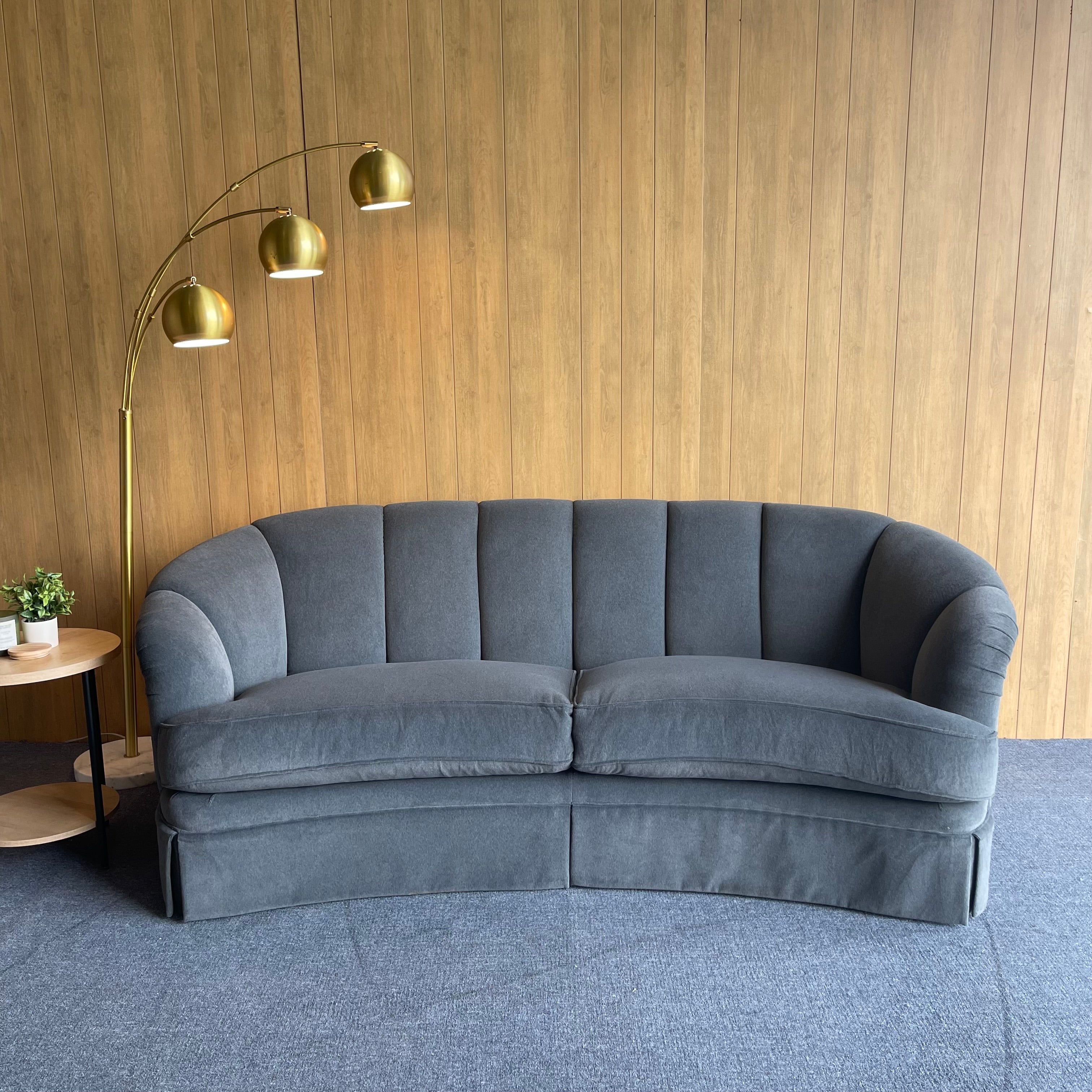 Danish Channel Back Sofa