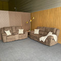 Ashley Sofa & Loveseat Manual Reclining Set