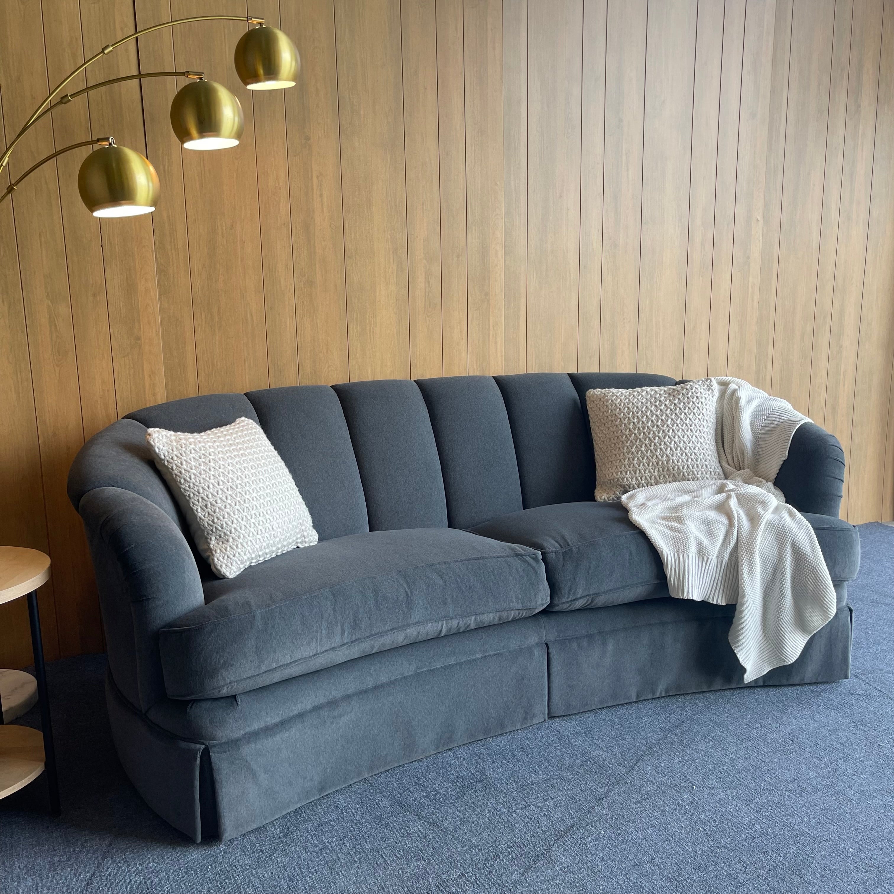 Danish Channel Back Sofa