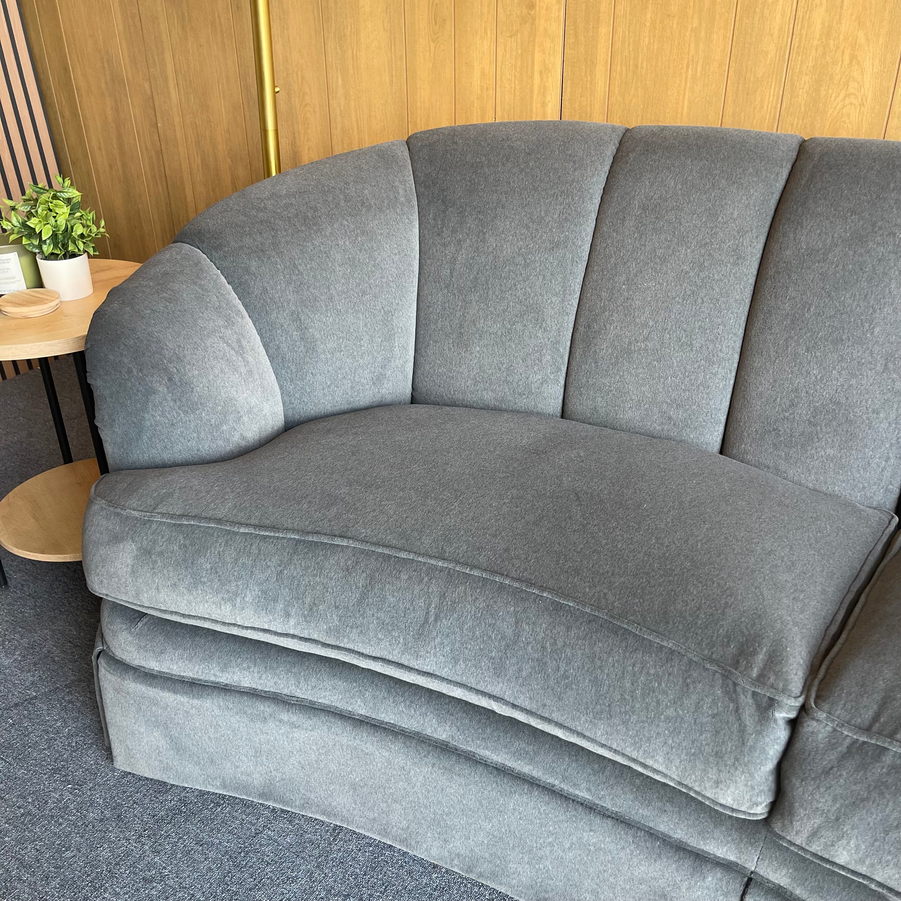 Danish Channel Back Sofa