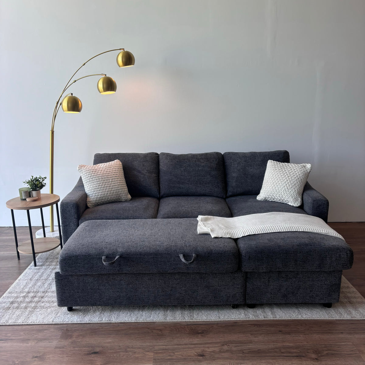 Coddle Aria Reversible Chaise Pullout Sleeper Sofa