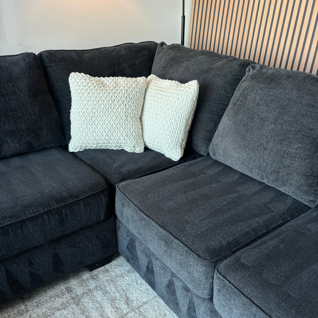 Ashley Furniture Navy 3-Piece Sectional