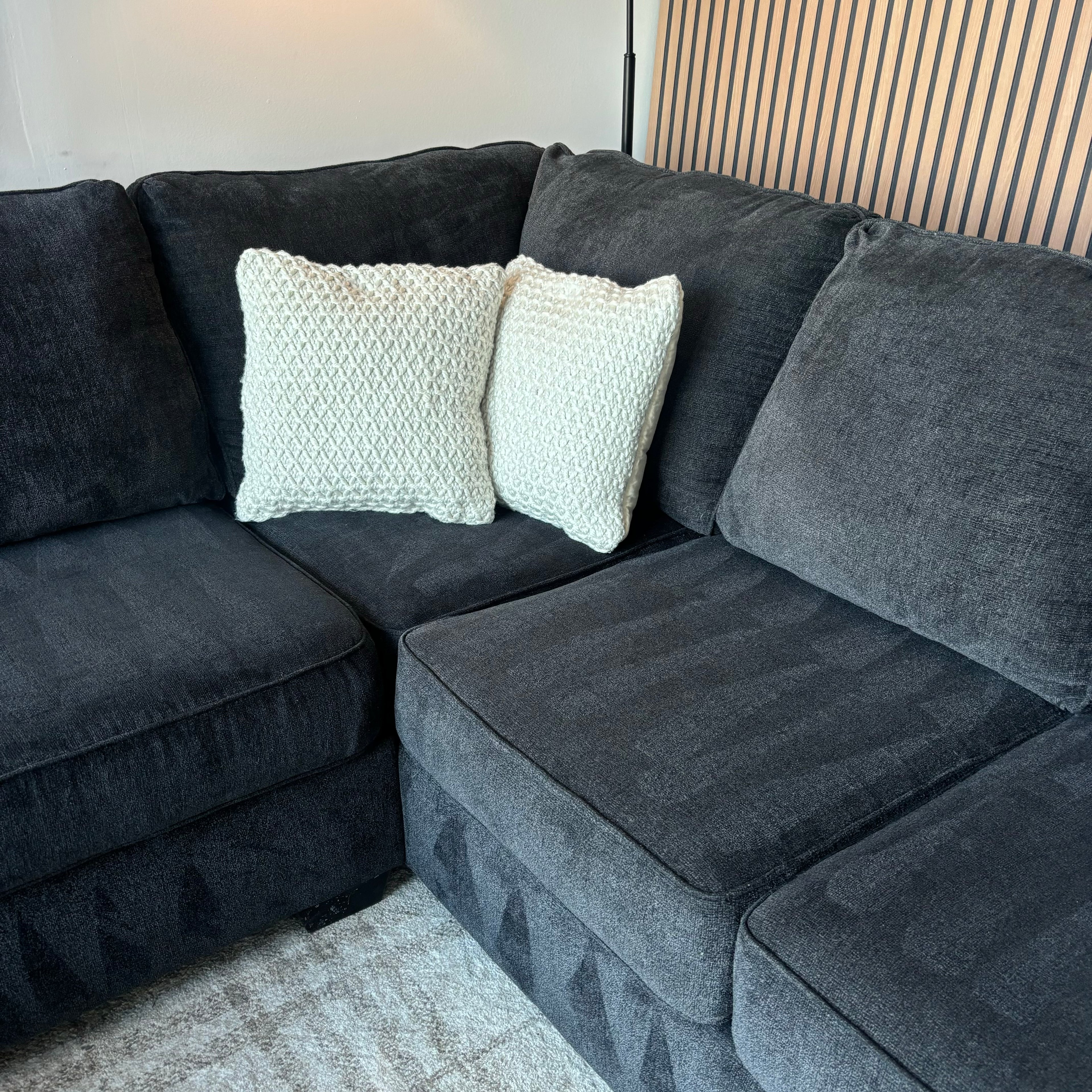 Ashley Furniture Navy 3-Piece Sectional