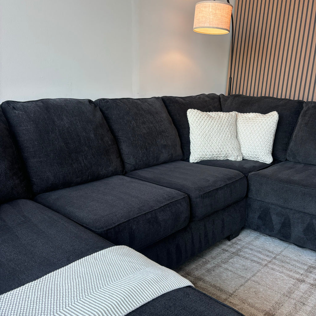 Ashley Furniture Navy 3-Piece Sectional
