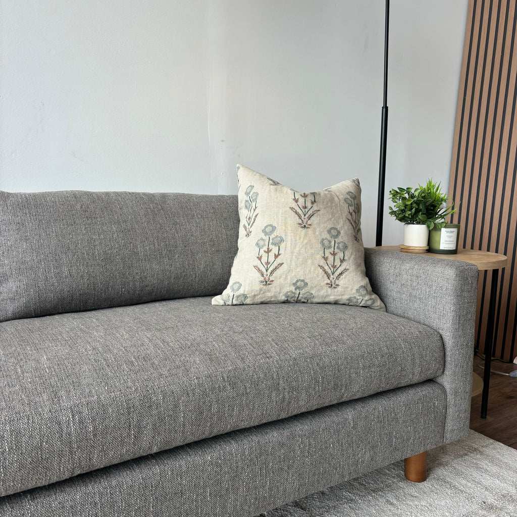 Mitchell Gold + Bob Williams Textured Woven Fabric Sofa