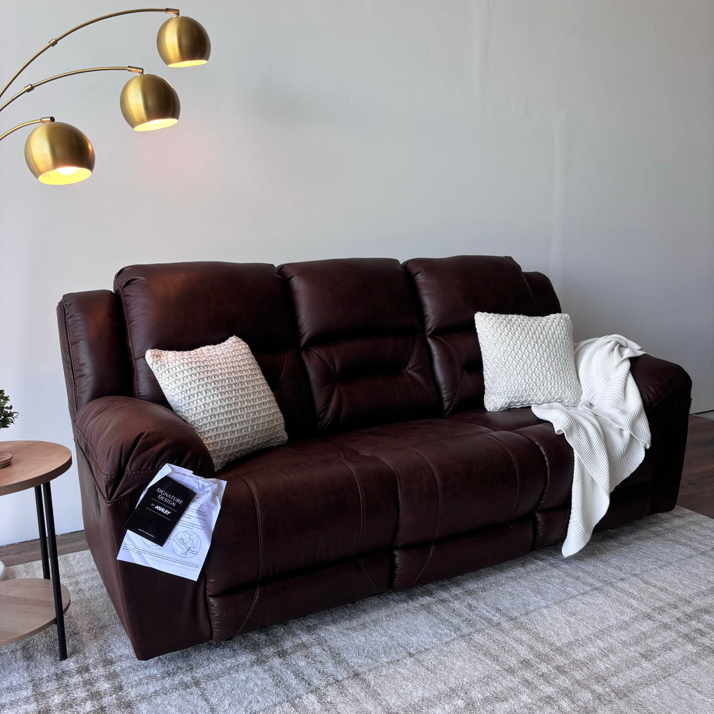 Ashley Stoneland Manual Reclining Sofa — Brand New