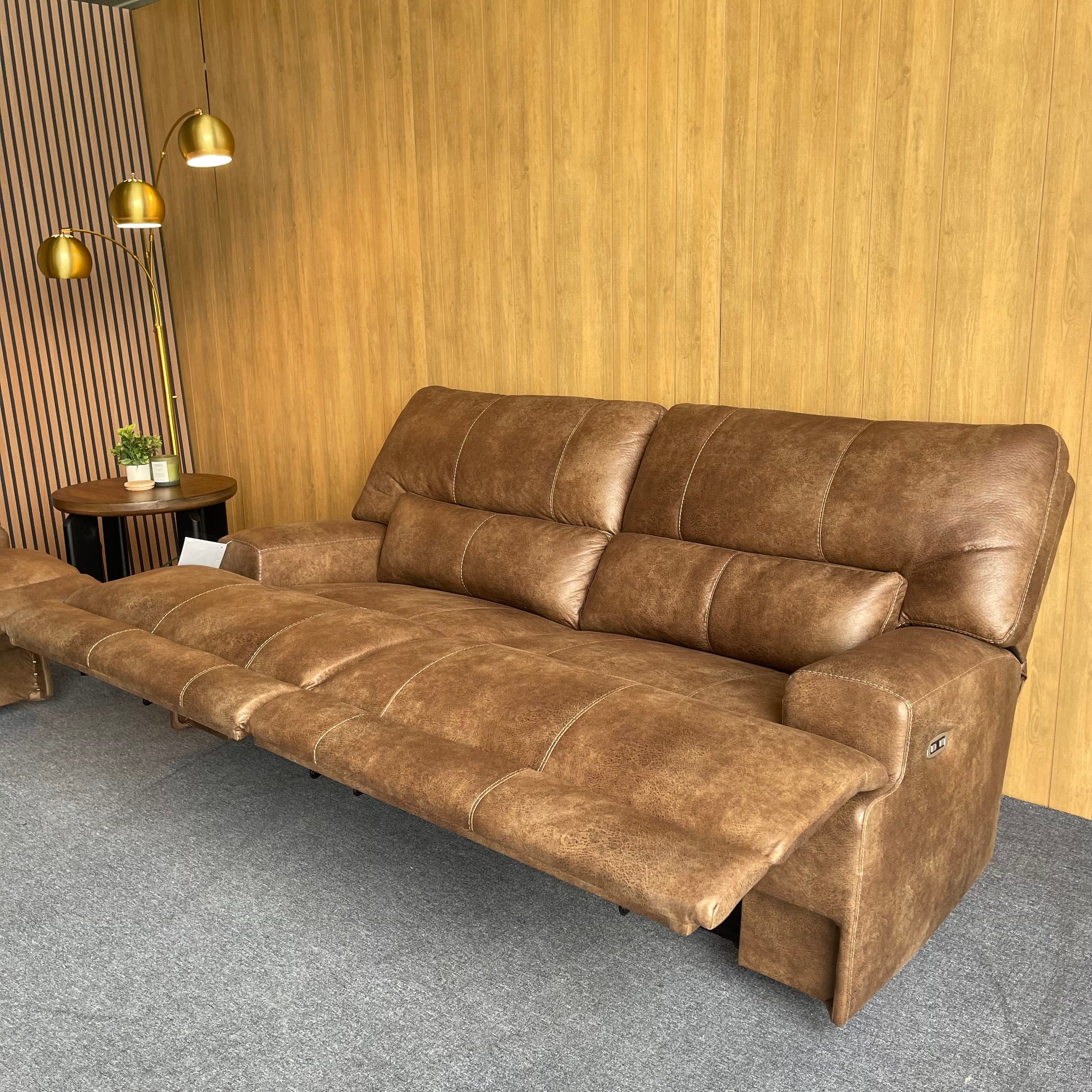 Ashley Sofa & Loveseat Power Reclining Set
