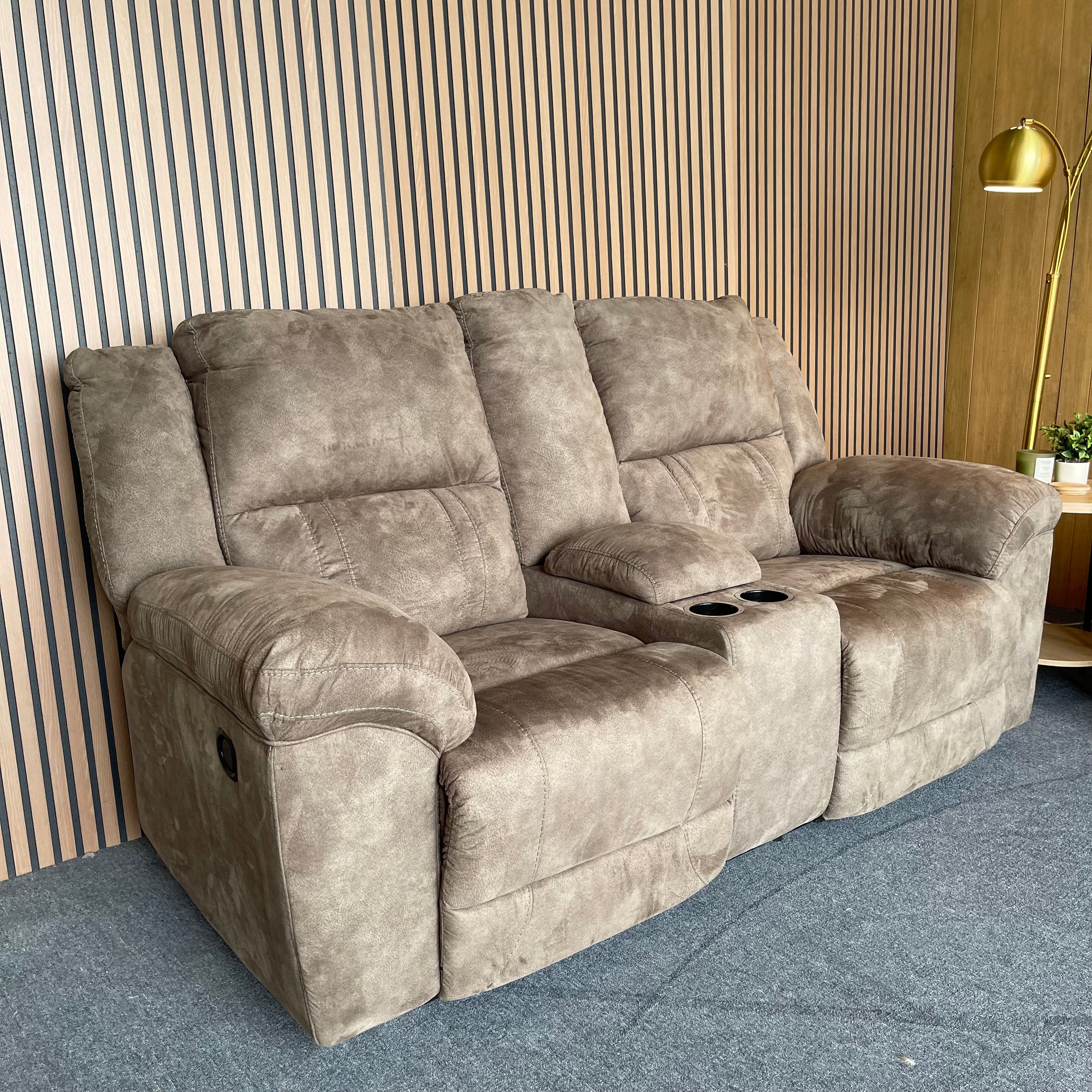 Ashley Sofa & Loveseat Manual Reclining Set