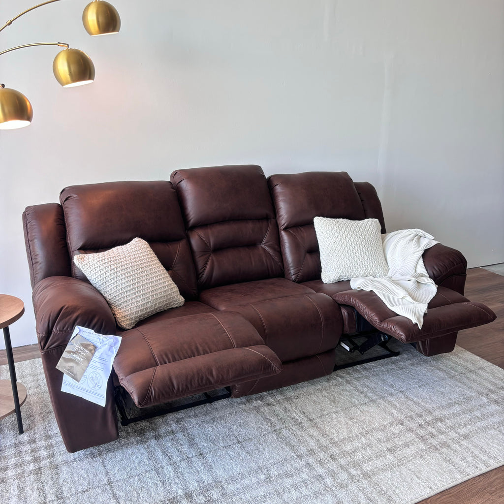Ashley Stoneland Manual Reclining Sofa — Brand New