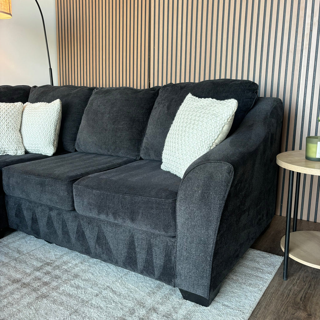 Ashley Furniture Navy 3-Piece Sectional