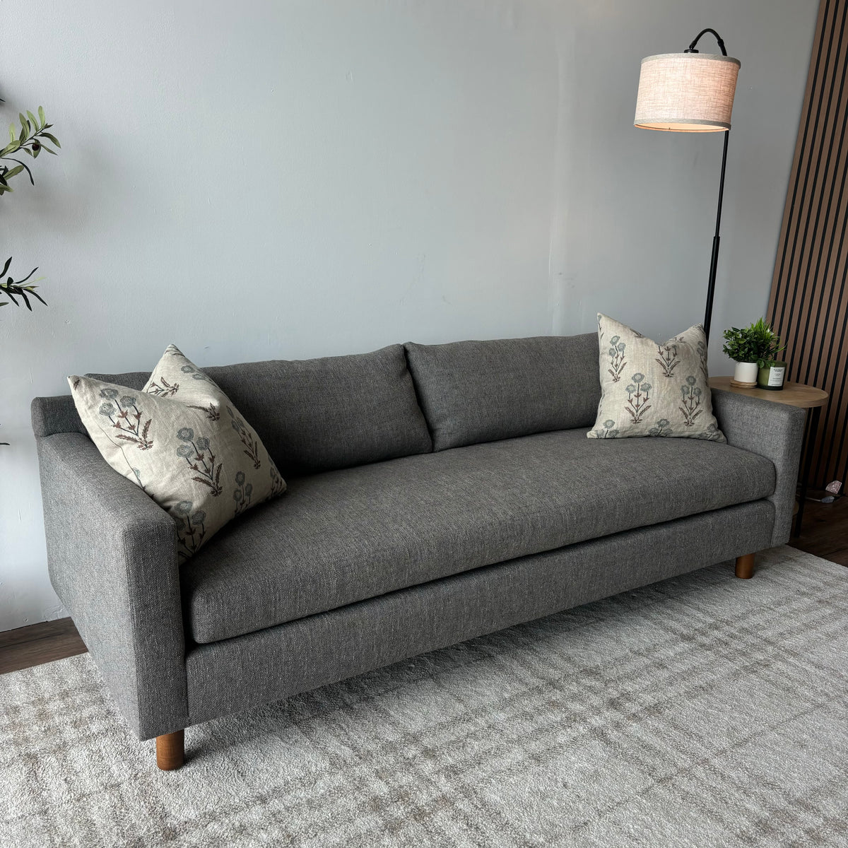Mitchell Gold + Bob Williams Textured Woven Fabric Sofa