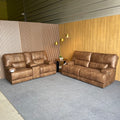 Ashley Sofa & Loveseat Power Reclining Set