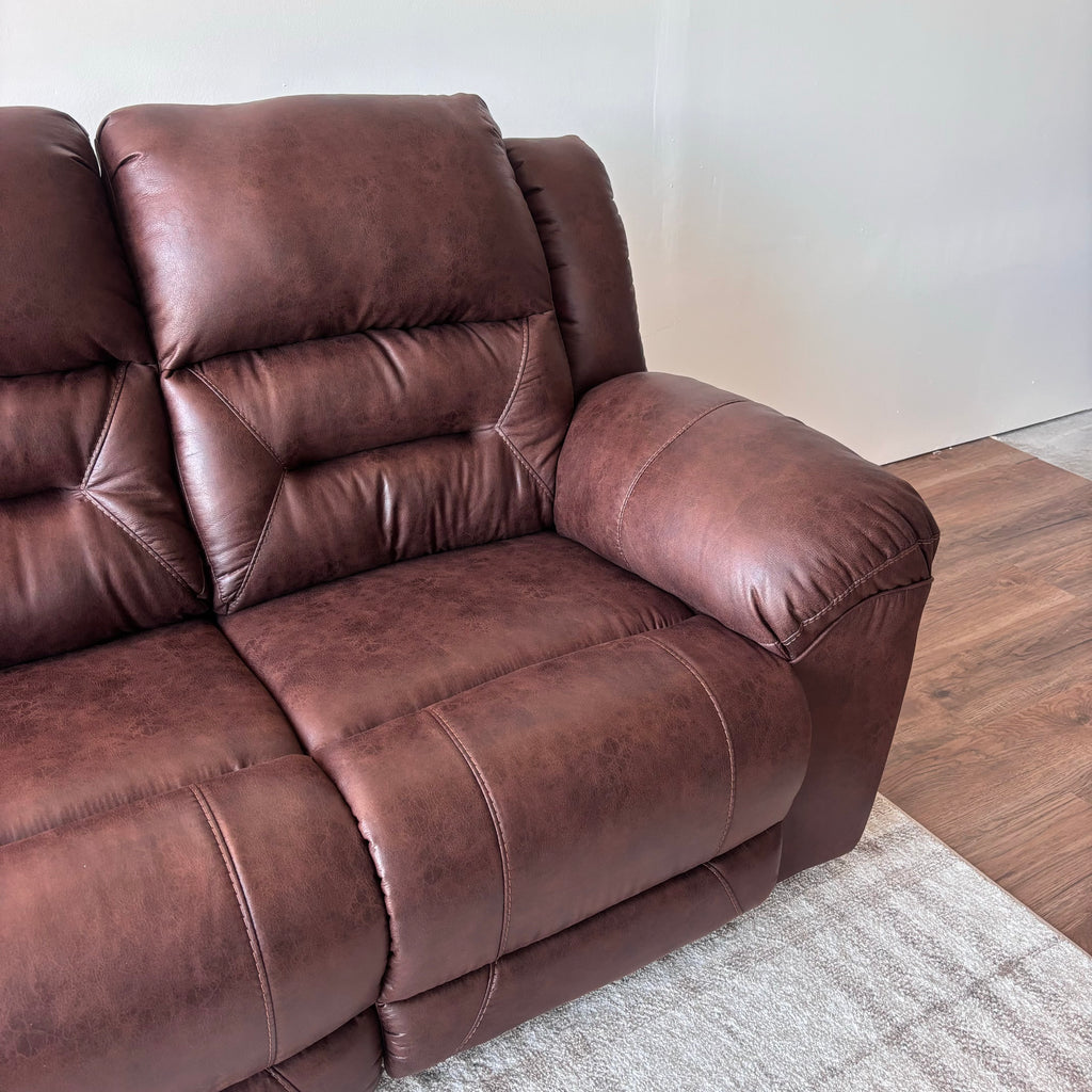 Ashley Stoneland Manual Reclining Sofa — Brand New