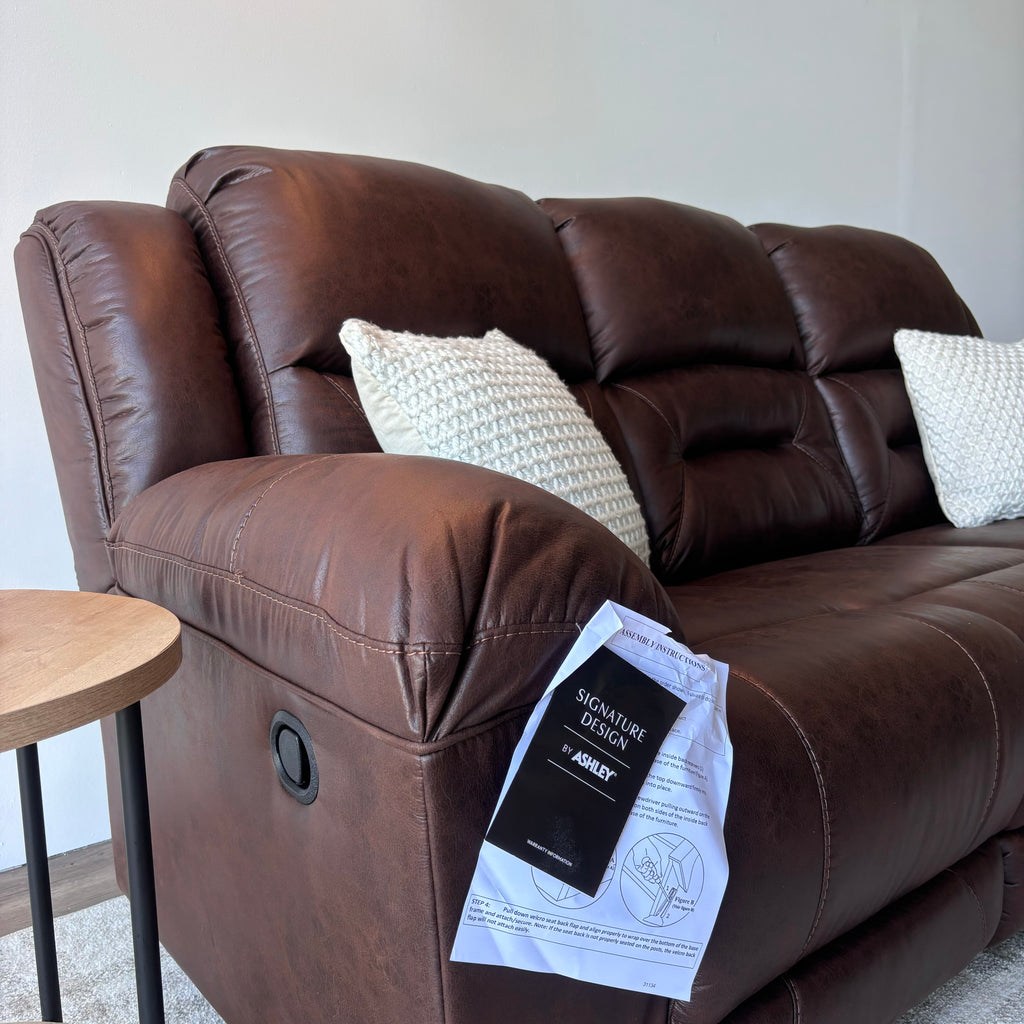 Ashley Stoneland Manual Reclining Sofa — Brand New