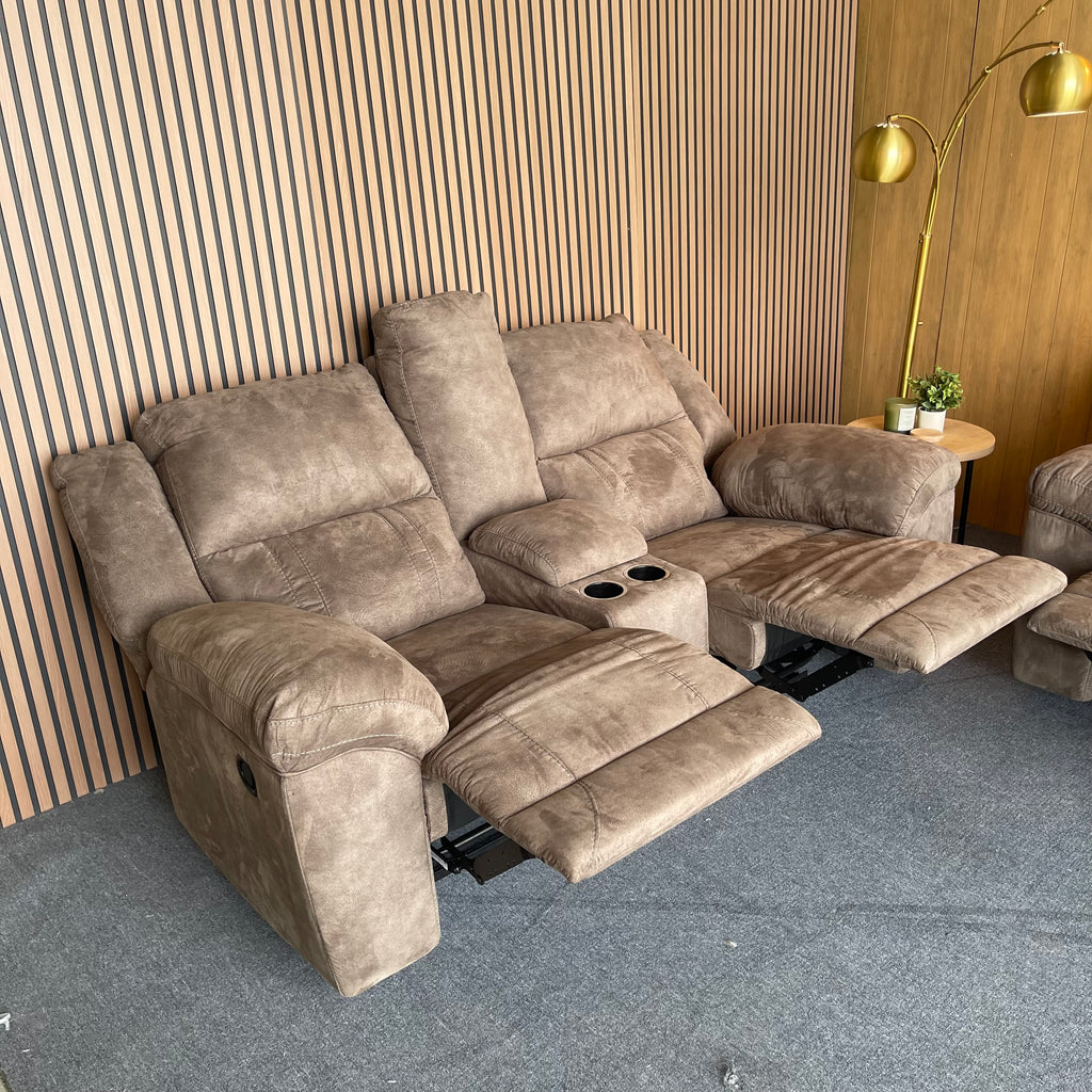 Ashley Sofa & Loveseat Manual Reclining Set